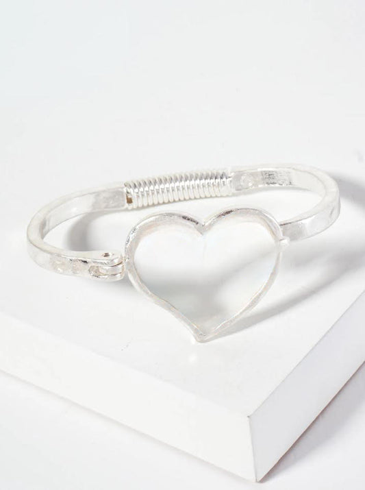 Silver Heart Bracelet